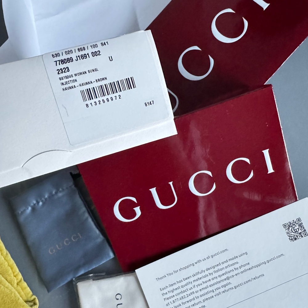 Rectangular-frame Gucci sunglases - Picture 6 of 10